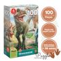 Imagem de Quebra Cabeça Com Imagem Dinossauros 100 Peças de Encaixe