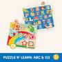 Imagem de Quebra-Cabeça de Alfabeto e Números de Madeira Battat - Puzzle n' Learn