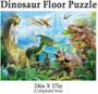 Imagem de Quebra-cabeça de dinossauro jigsaw para crianças idade 3-5 4-8 anos de idade, 35 peça Jumbo Toddler Chão Quebra-cabeça para kid boy menina aprendendo caixa de presente de brinquedo educacional
