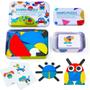 Imagem de Quebra-Cabeça de Madeira 36 Blocos + 60 Cartas - Brinquedo Educativo para Crianças a partir de 3 Anos