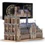 Imagem de Quebra Cabeça Diy 3D Nano Metálico Catedral Notre Dame Paris