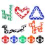 Imagem de Quebra-Cabeça Hotusi Magic Speed Cube Mini Snake - Pacote com 24
