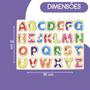 Imagem de Quebra-Cabeça Indantil Encaixe Divertido Com Pinos Letras