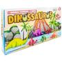 Imagem de Quebra Cabeça Infantil Dinossauros 30 Pçs-jogo Educativo + 3 Mini Dinossauros
