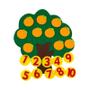 Imagem de Quebra-Cabeça Infantil DIY de Feltro e Não Tecido - Cenoura e Maçã - Brinquedo Montessori