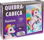 Imagem de Quebra Cabeça Infantil Menina Unicornio 150 Peças Pais e Filhos