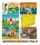 Imagem de Quebra Cabeça Infantil Tema Bíblico Kit C/5 - 300 peças / 60 cada Vol 2