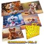 Imagem de Quebra Cabeça Kit Com 5 Modelos Cachorros - Vol 2