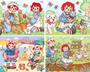 Imagem de Quebra-Cabeça MasterPieces Raggedy Ann - 4 Conjuntos com 100 Peças para Crianças