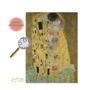 Imagem de Quebra-cabeça Metalizado 1000 peças - Gustav Klimt  O Beijo
