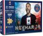 Imagem de Quebra Cabeça Neymar Paris Saint Germain PSG 100 Peças - Mimo Toys