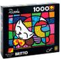 Imagem de Quebra Cabeça Puzzle 1000 Peças Romero Britto Cat Grow