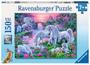 Imagem de Quebra-cabeça Ravensburger Unicorns in Sunset Glow 150 unidades