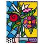 Imagem de Quebra Cabeça Romero Britto Flower 500 Peças - Grow 3946