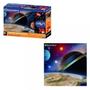Imagem de Quebra Cabeça Super 3D Modelo Planetas com 100 Pçs Multikids