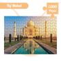 Imagem de Quebra-Cabeça Taj Mahal 1000 Peças Índia Pai e Filhos Puzzle