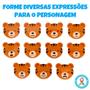 Imagem de Quebra Cabeça TDAH Interativo Encaixe Formas E Expressões 