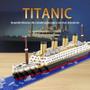 Imagem de Quebra-Cabeça Titanic Gigante para Meninos - Modelo de Construção com Micropartículas