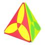 Imagem de Quebra-Cabeça Wilking Clover Pyramid - Cubo Mágico Tetraedro de 3 Folhas