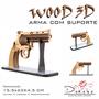 Imagem de  Quebra cabeças 3d arma suporte decoração ornamento enfeite