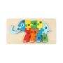 Imagem de Quebra-cabeças 3D De Madeira Com Animais De Desenho Animado Para Crianças, Brinquedos Educativos