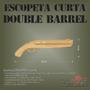Imagem de Quebra Cabeças 3D Escopeta Curta Cano Duplo Mdf Nat Darama