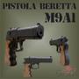 Imagem de Quebra Cabeças 3D Pistola Beretta M9A1 Mdf Pintura- Darama