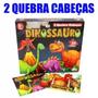 Imagem de Quebra Cabeças (Quebra Cabeças Dinossauros Com 02 Quebra Cabeças