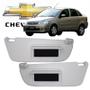 Imagem de Quebra Sol Corsa Sedan 2002 a 2012 Par Com Espelho