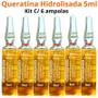 Imagem de Queratina Hidrolizada 5ml Cabelo E Brilho - Kit C/ 6 Ampolas