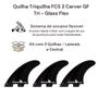 Imagem de Quilha Triquilha FCS 2 Carver GF Glass Flex Surf Performance