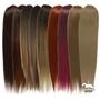 Imagem de Rabo de Cavalo Modelo Marília Regulável Cabelo Liso Yaki Straight Ser Mulher Bio Vegetal Fibra Futura 70 cm 150 gramas