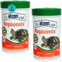 Imagem de Ração Alcon Club Reptomix 60G Tartarugas Aquáticas Kit Com 2