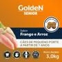 Imagem de Ração GoldeN Formula Mini Bits Cachorros Raças Pequenas Sênior Frango e Arroz 3,0kg