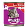 Imagem de Ração para Gatos Whiskas Sabor Carne ao Molho Lata com 290g