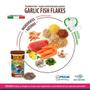 Imagem de Ração Peixe Prodac Garlic Fish Flakes Kit 100G Suplemento