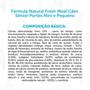 Imagem de Ração Seca Fórmula Natural Fresh Meat Cães Sênior Raças Mini e Pequena - 2,5 Kg