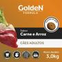 Imagem de Ração Seca PremieR Pet Golden Formula Carne e Arroz para Cães Adultos - 3 Kg