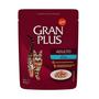 Imagem de Ração Úmida GranPlus Gourmet Sachê para Gatos Adultos Sabor Atum - 85g - Gran Plus