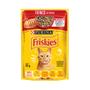 Imagem de Ração Úmida Nestle Purina Gatos Friskies Frango ao Molho Sachê 85g