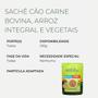 Imagem de Ração Úmida para Cão Adulto Guabi Natural Carne Frango Arroz e Vegetais Sachê 100g 18 Und