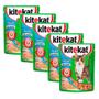 Imagem de Ração Úmida para Gatos KiteKat Adulto Sabor Peixe ao Molho em Sachê 70g  Kit com cinco unidades