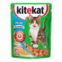 Imagem de Ração Úmida para Gatos KiteKat Adulto Sabor Peixe ao Molho em Sachê 70g