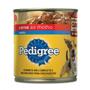 Imagem de Ração Úmida Pedigree Lata para Cães Adultos sabor Pedaços de Carne ao Molho 290g