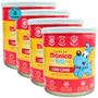 Imagem de Ração Úmida Turma da Mônica Pets Low Carb 280g Para Cães Adultos Kit com 4