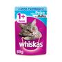 Imagem de Ração Úmida Whiskas Sachê Gatos Castrados Sabor Peixe 85g