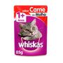 Imagem de Ração Úmida Whiskas Sachê Gatos Sabor Carne ao Molho 85g