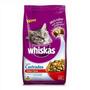 Imagem de Ração Whiskas para Gatos Adultos Castrados Sabor Carne - 500g