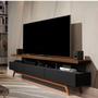 Imagem de Rack 1.80 para TV até 72 Polegadas Black Freijó Vivare Wood