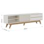 Imagem de Rack Bancada Ambiente Veneza Off White Matte  Colibri